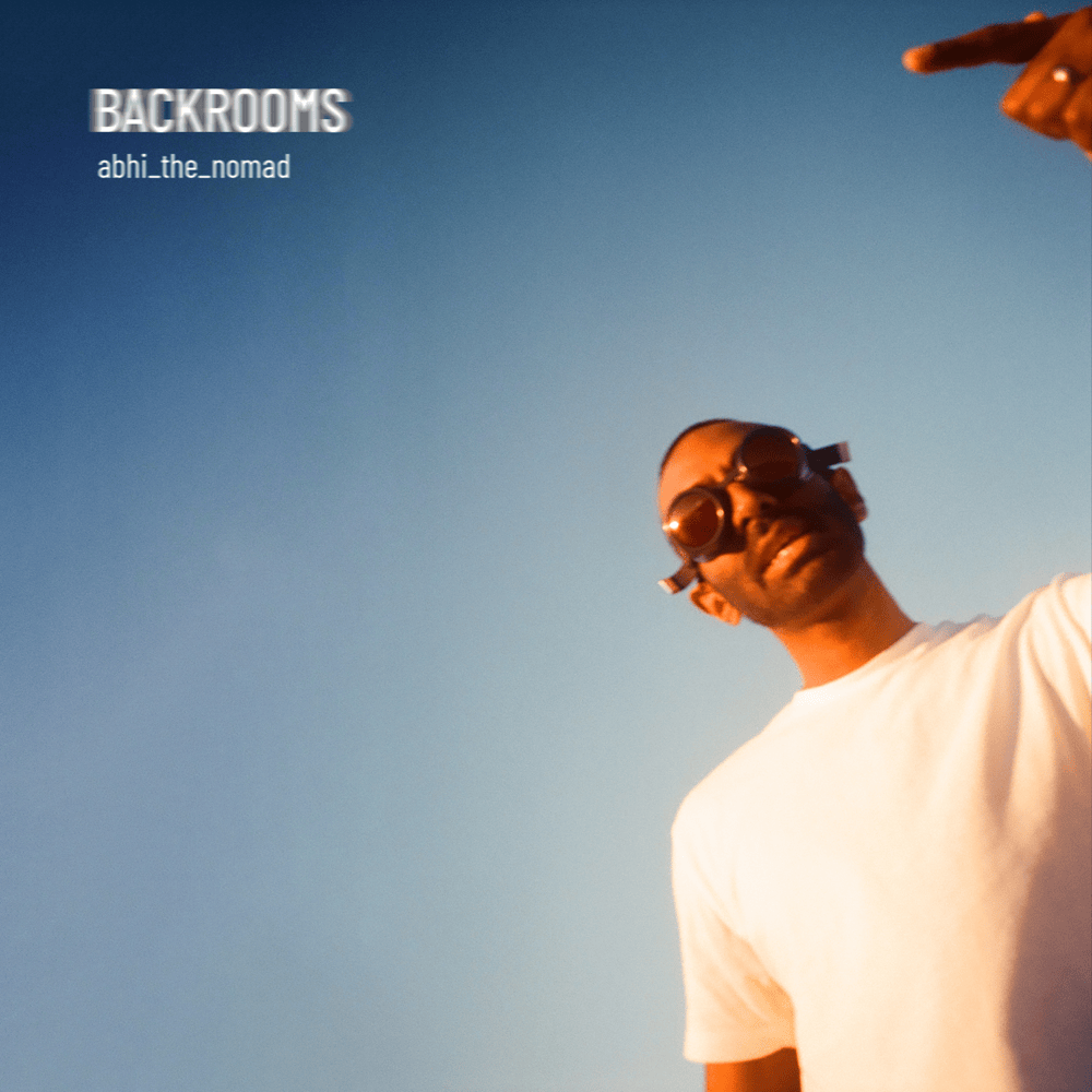 Album cover art for "Backrooms" by Abhi the Nomad