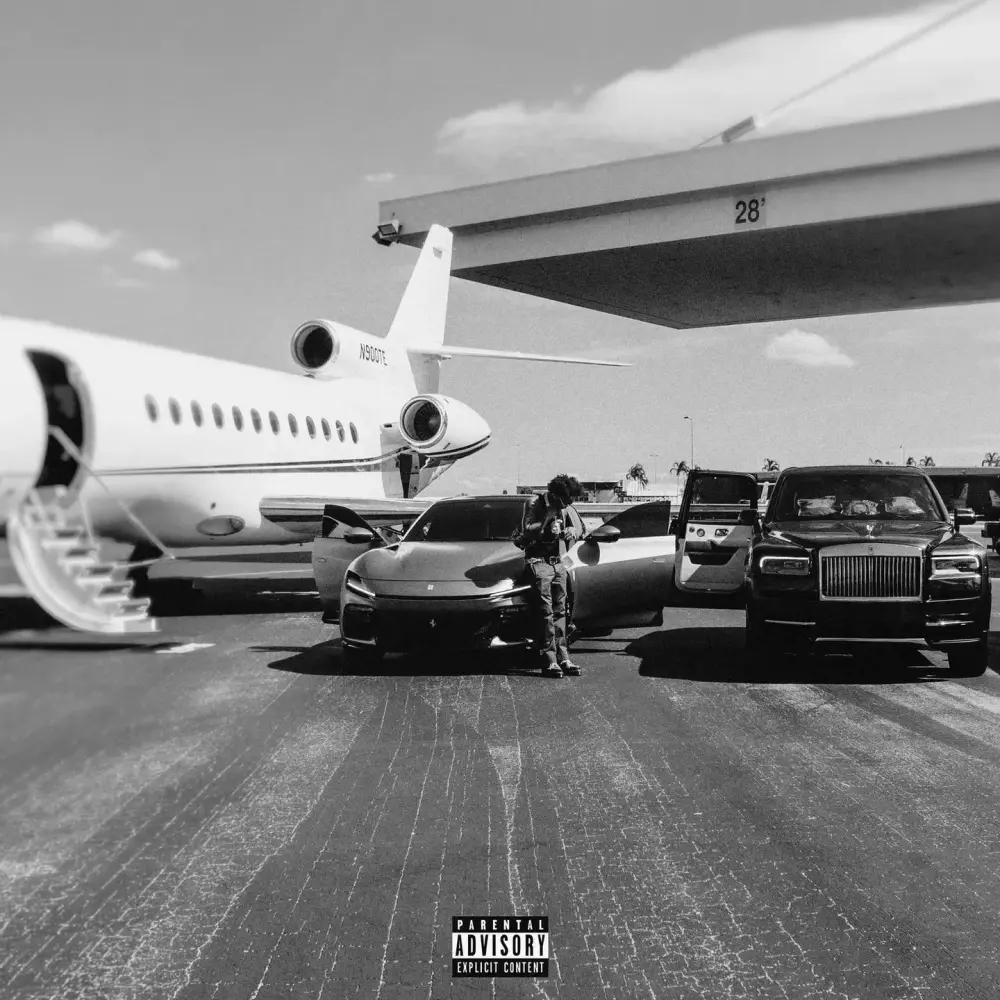 Album cover art for "Crank Up Da Jet" by LOE Shimmy