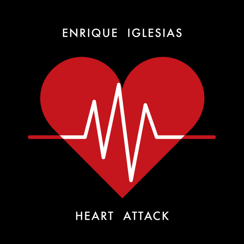Album cover art for "Heart Attack" by Enrique Iglesias