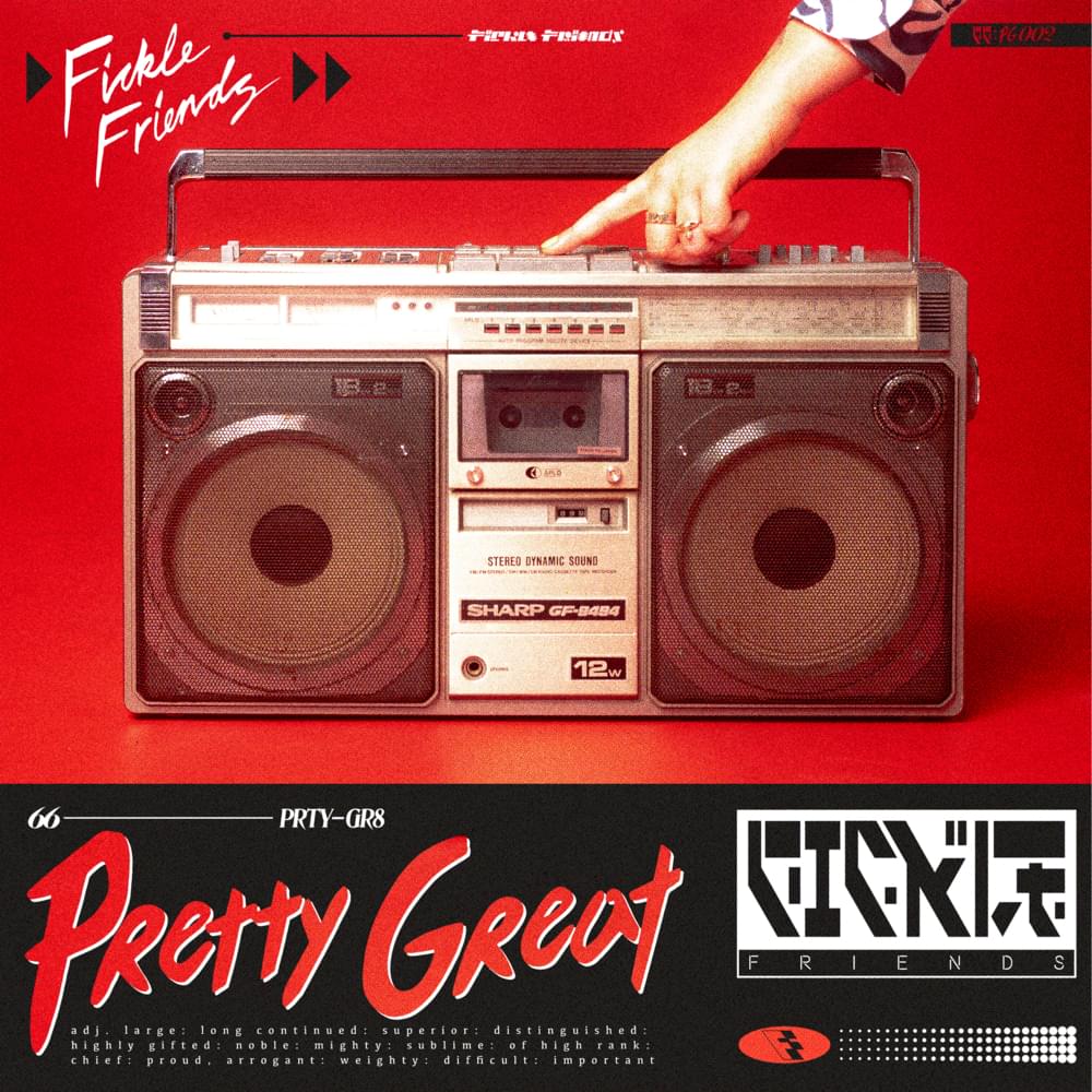 Album cover art for "Pretty Great" by Fickle Friends