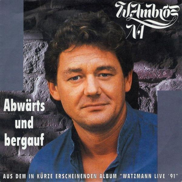 Album cover art for "Abwärts Und Bergauf" by Wolfgang Ambros