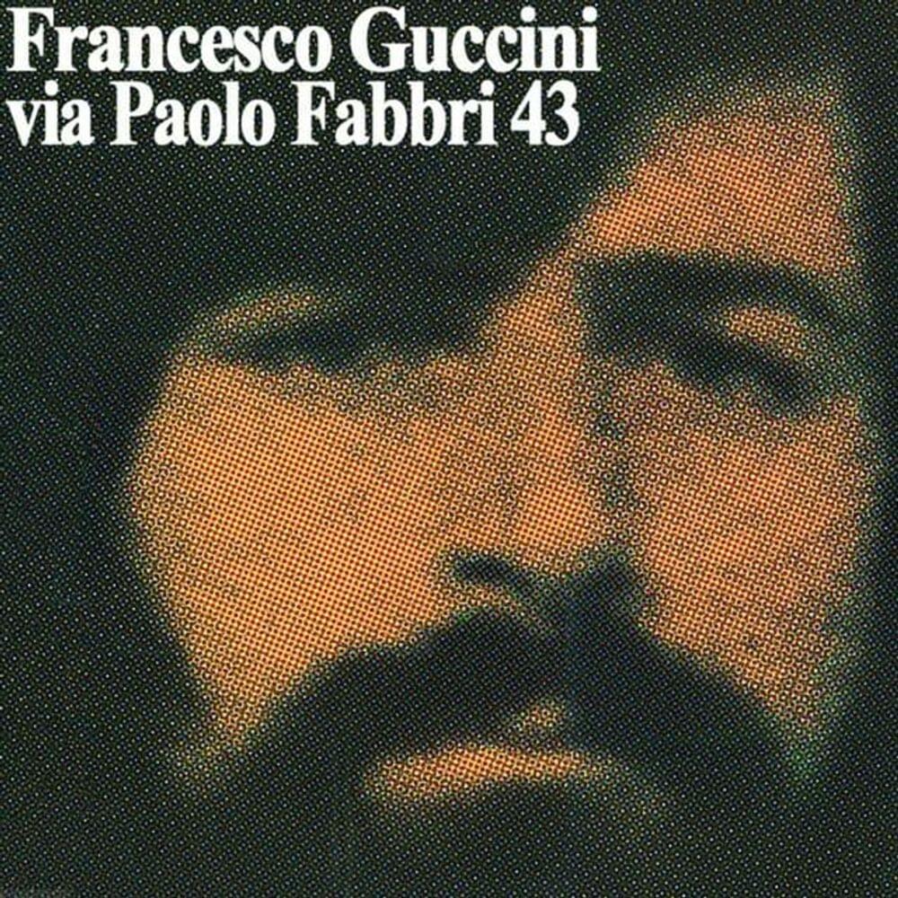 Album cover art for "Il Pensionato" by Francesco Guccini