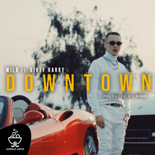 Album cover art for "DOWNTOWN" by Koboy & Wild (GRC) & Dirty Harry (CYP)
