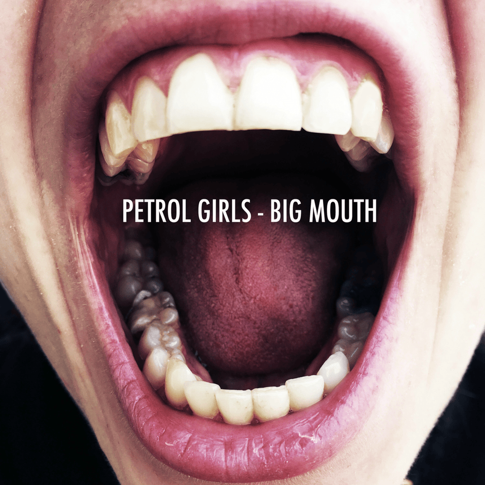 Album cover art for "Big Mouth" by Petrol Girls