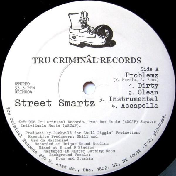 Cover image for Street Smartz – Problemz / Metal Thangz