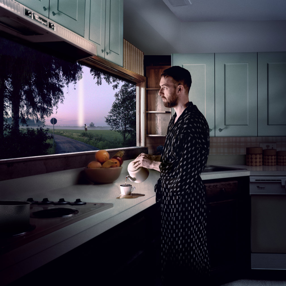 Album cover art for "COMING HOME" by HONNE & NIKI