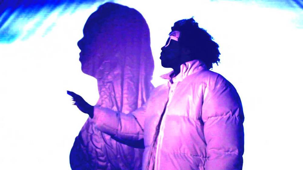 Album cover art for "bullshit" by clipping. & Jalene Goodwin