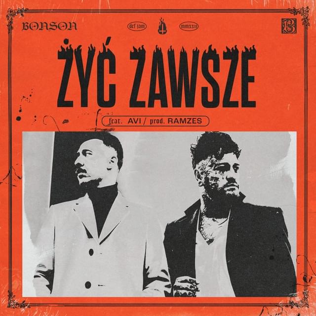 Album cover art for "Żyć Zawsze" by Bonson & Avi (POL)