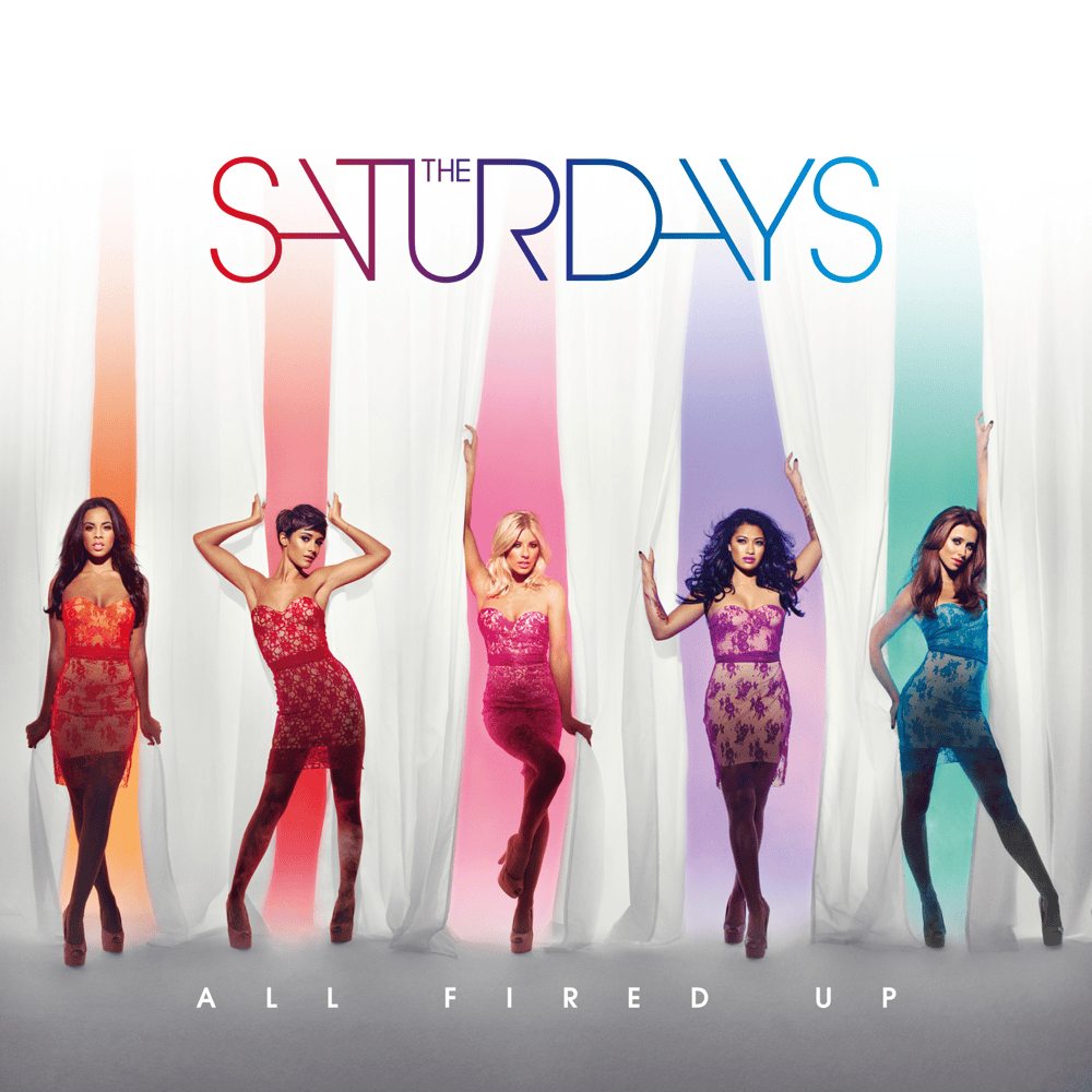 Album cover art for "All Fired Up" by The Saturdays
