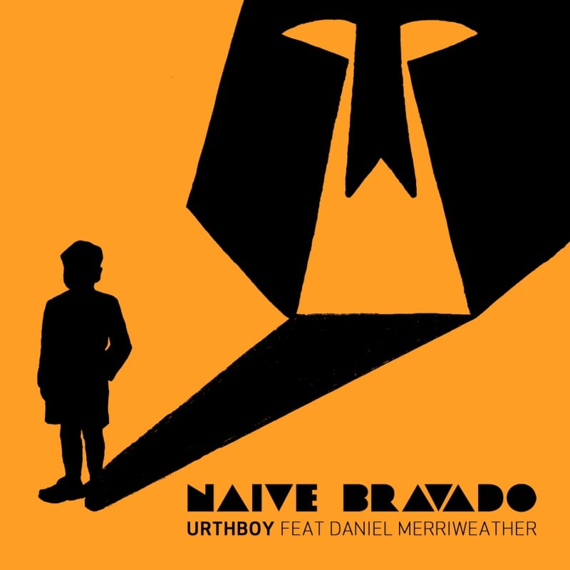 Album cover art for "Na�ve Bravado" by Urthboy & Daniel Merriweather