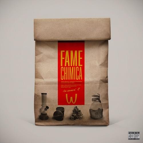 Album cover art for "Fame Chimica" by CaneSecco