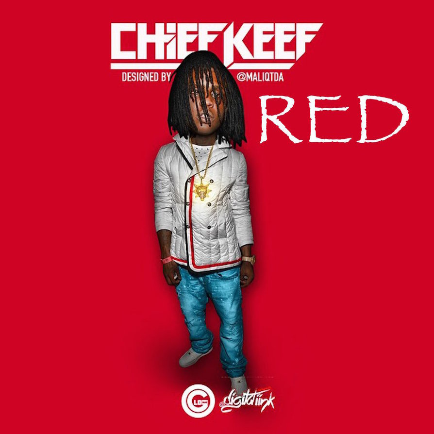 Album cover art for "Red" by Chief Keef