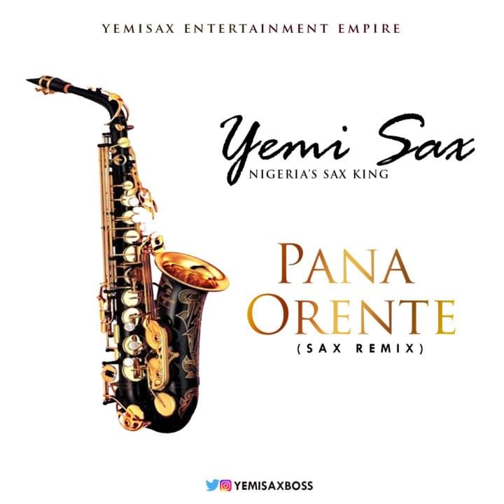 Album cover art for "Pana" by Yemi Sax & Tekno