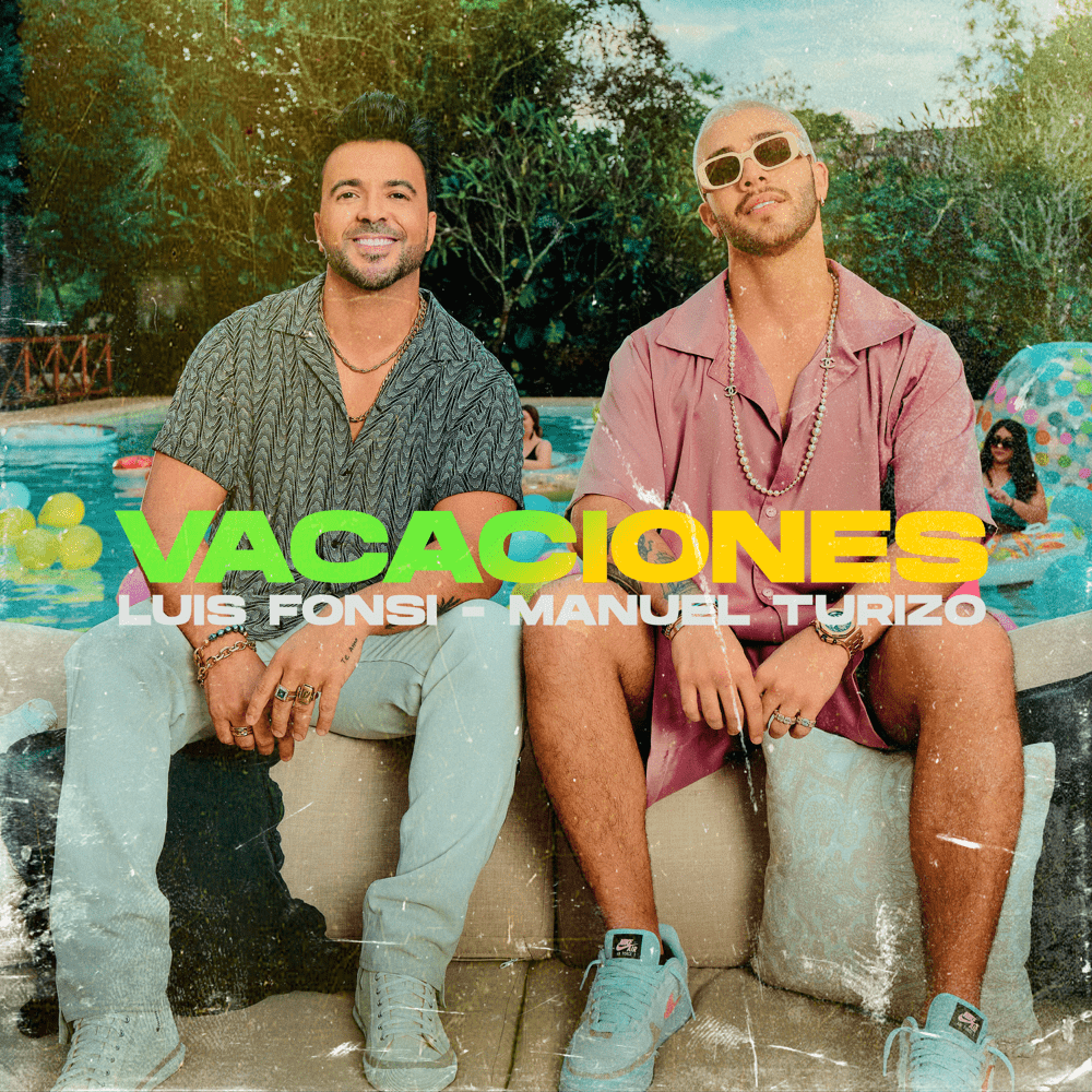 Album cover art for "Vacaciones" by Luis Fonsi