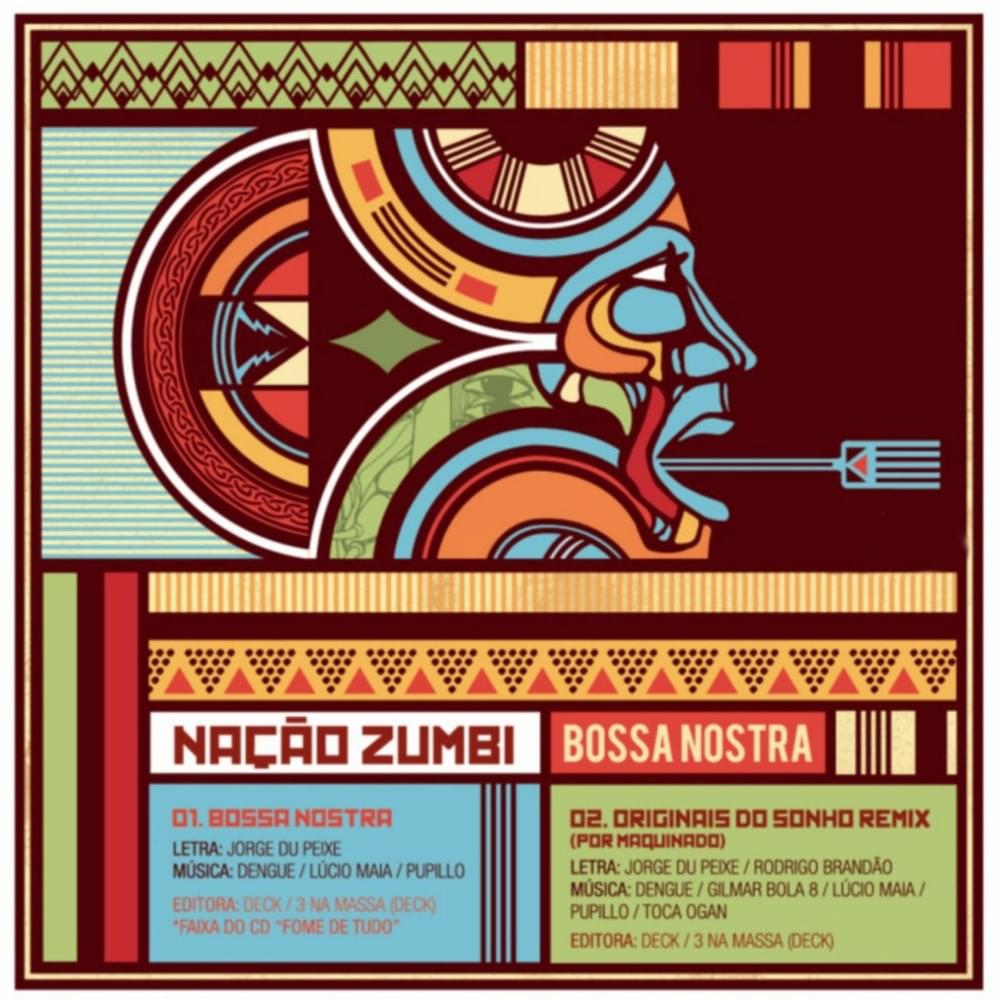 Album cover art for "Bossa Nostra" by Nação Zumbi