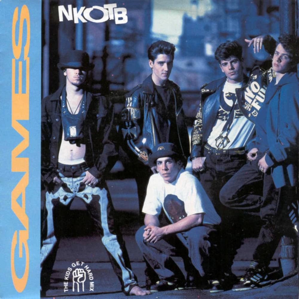 Album cover art for "Games (The Kids Get Hard Mix)" by New Kids On the Block