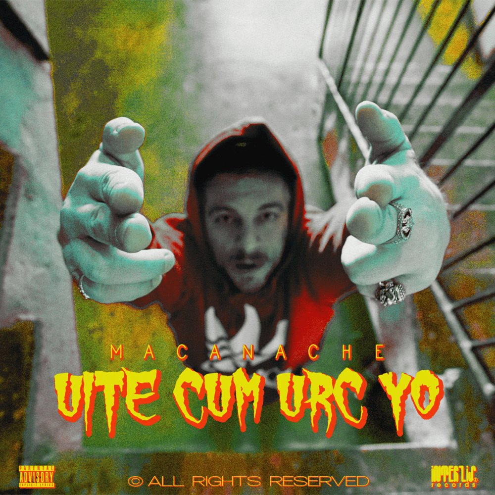 Album cover art for "Uite cum urc yo" by Macanache