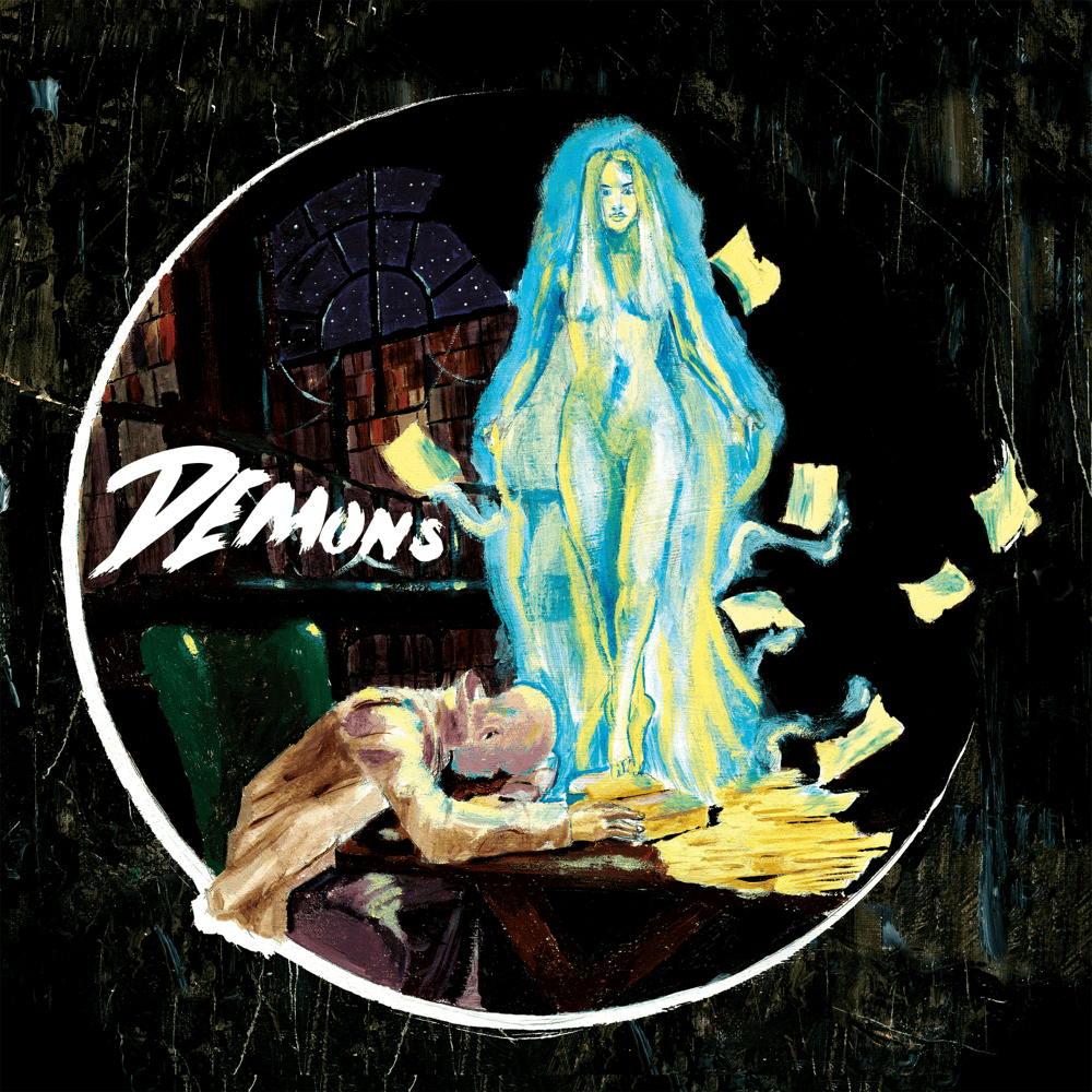 Album cover art for "DEMONS" by Basstard