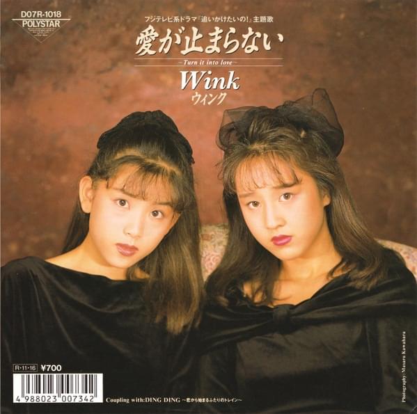 Album cover art for "愛が止まらない 〜Turn It Into Love〜" by Wink (Japan)
