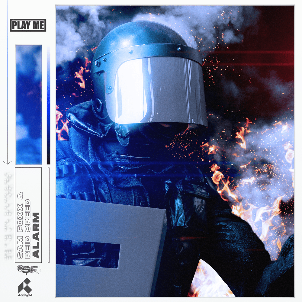 Album cover art for "Alarm" by Sam Foxx & Reid Speed