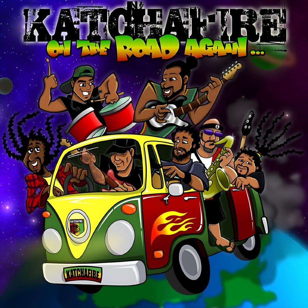 Album cover art for "On The Road Again" by Katchafire