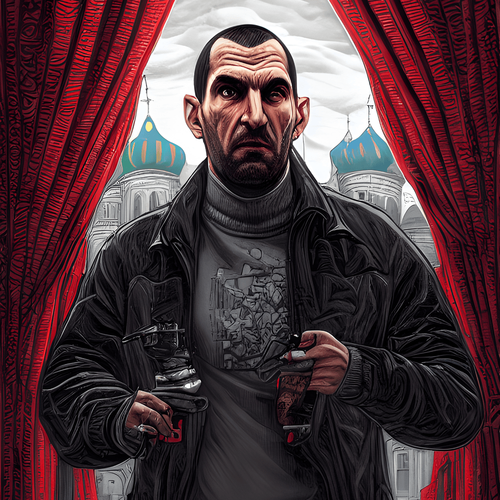 Album cover art for "Нико (Nico)" by Да Ст (Da St) & Czar & Danny Hackel