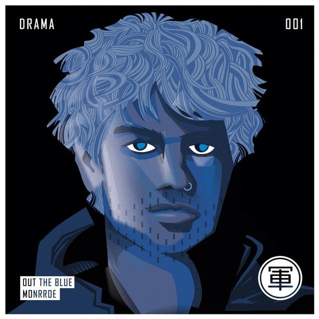 Album cover art for "Out The Blue" by Monrroe