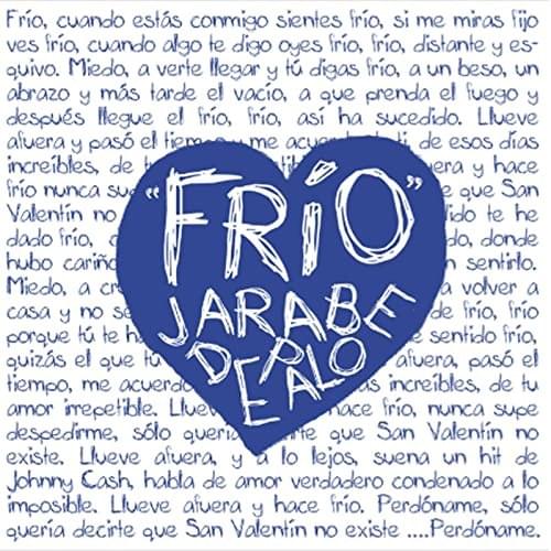 Album cover art for "Frío" by Jarabe de Palo & Antonio Orozco