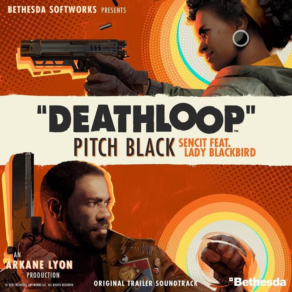 Album cover art for "Pitch Black" by Sencit & Lady Blackbird