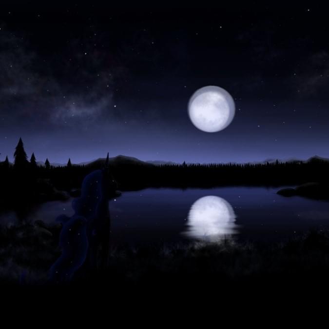 Album cover art for "Moonlight" by Radiarc