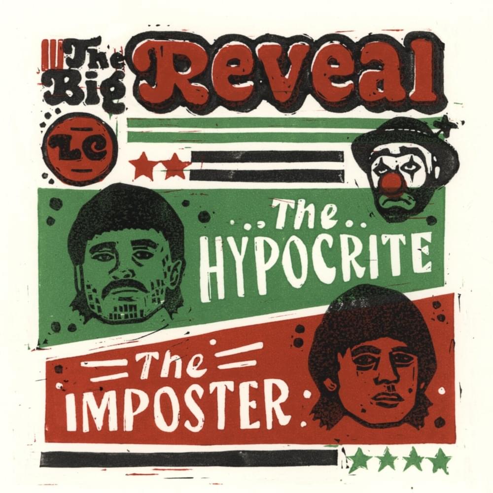 Album cover art for "The Big Reveal: Ou L’Hypocrite" by Lime Cordiale