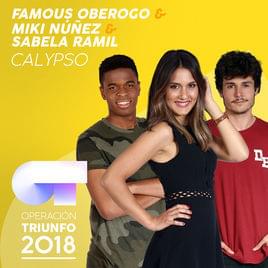 Album cover art for "Calypso" by Operación Triunfo 2018 & Famous Oberogo & Miki Núñez & Sabela