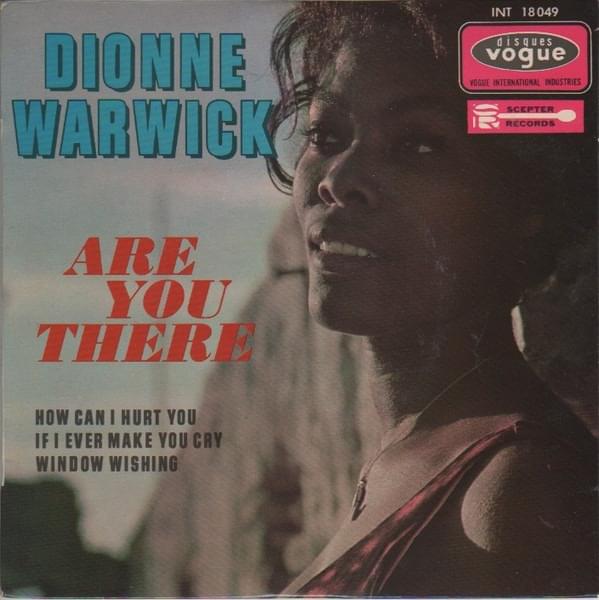 Album cover art for "Are You There (With Another Girl)" by Dionne Warwick
