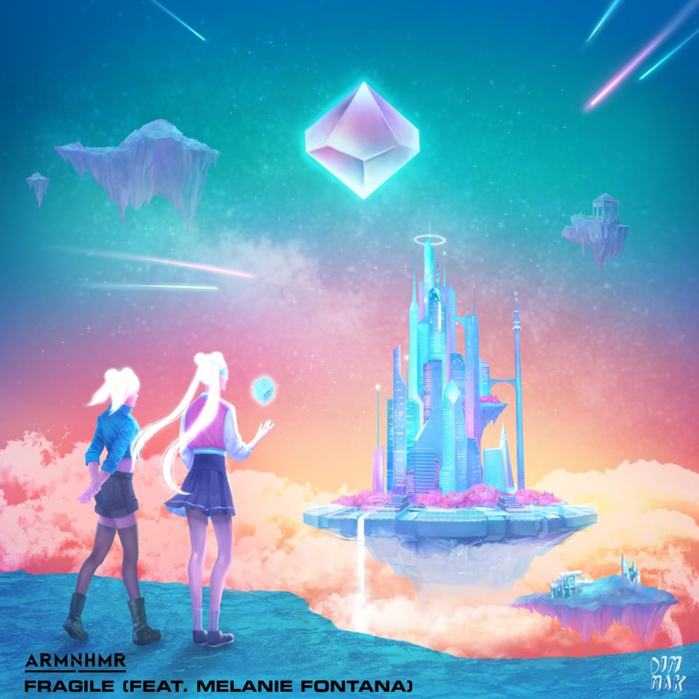 Album cover art for "Fragile" by ARMNHMR & Melanie Joy Fontana