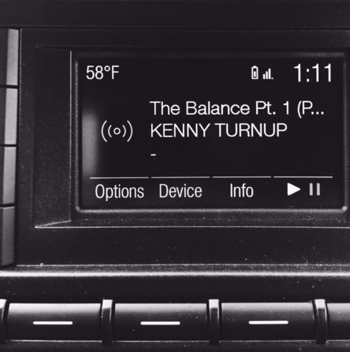 Album cover art for "The Balance Pt. 1" by Kenny Turnup