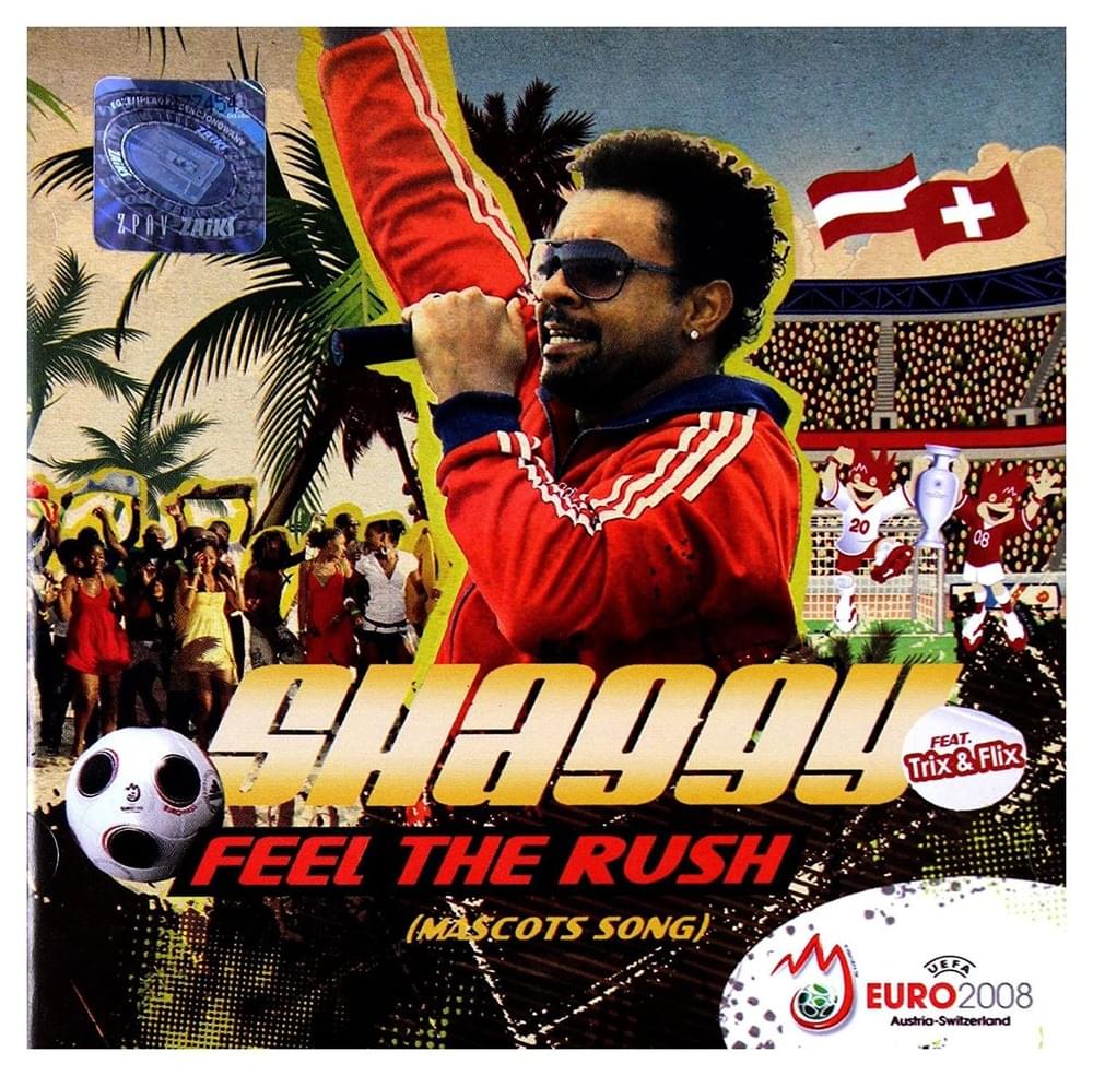 Album cover art for "Feel The Rush (Mascots Song)" by Shaggy & Trix&Flix