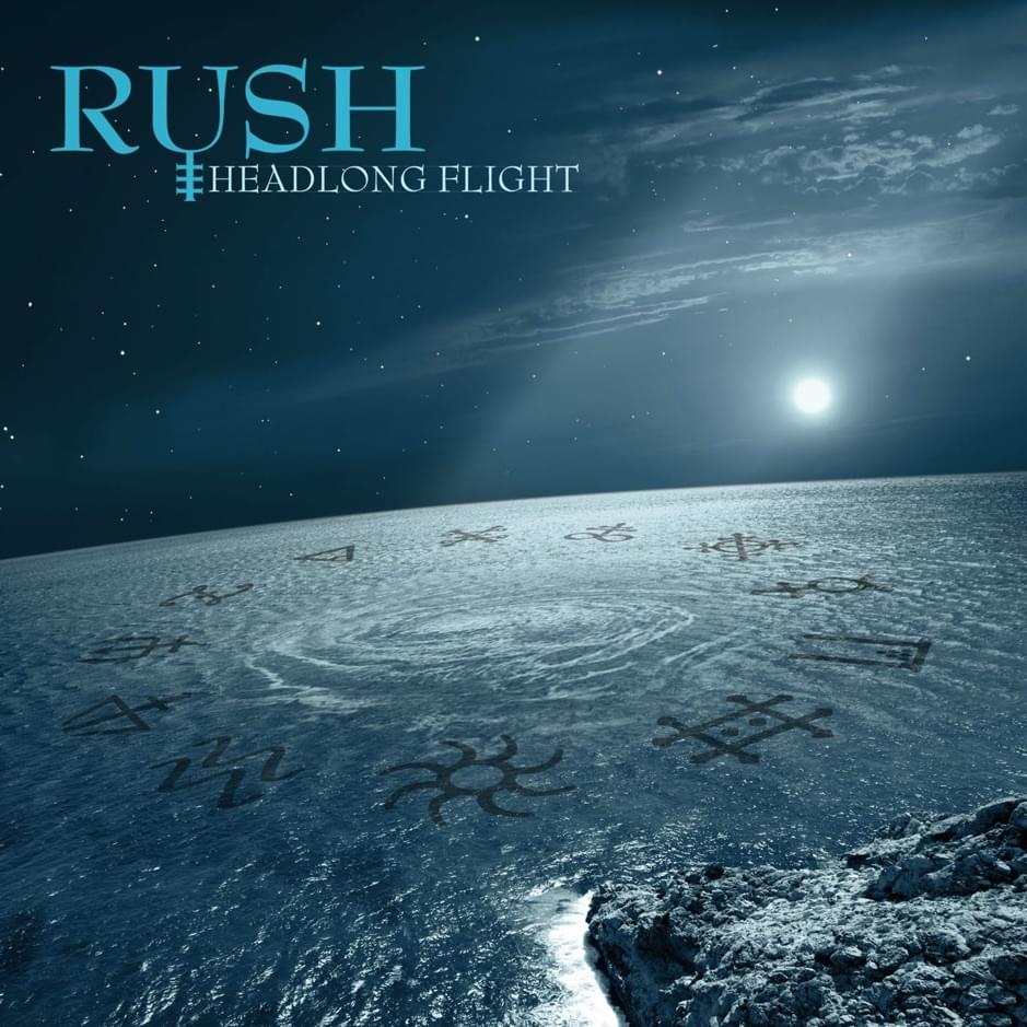 Album cover art for "Headlong Flight" by Rush