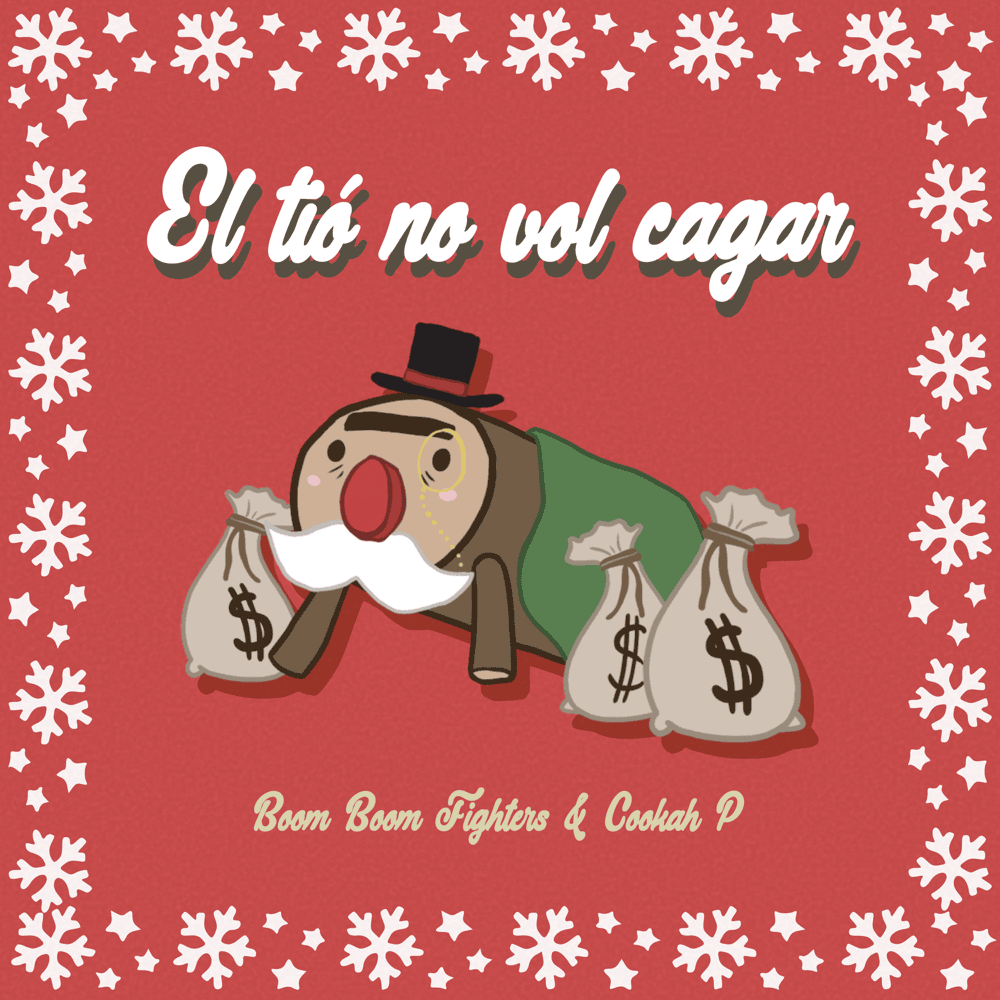Album cover art for "El tió no vol cagar" by Boom Boom Fighters