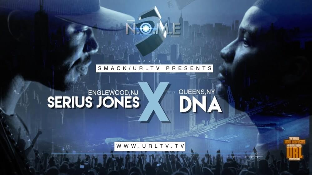 Album cover art for "Serius Jones vs. DNA" by URLtv & Serius Jones & DNA (Battle Rapper)