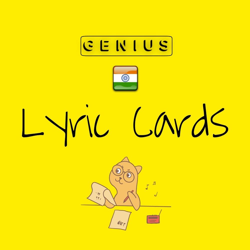 Album cover art for "लिरिक कार्ड कैसे बनाए? (How To Create Lyric Cards?)" by Genius India