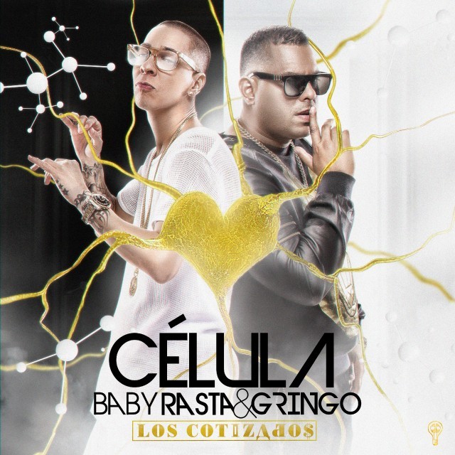 Album cover art for "Célula" by Baby Rasta y Gringo