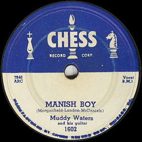 Album cover art for "Mannish Boy" by Muddy Waters