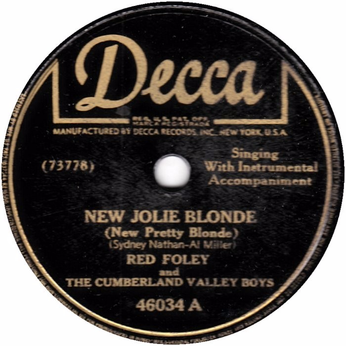 Cover image for New Jolie Blonde (New Pretty Blonde)/A Pillow Of Sighs And Tears [Single]