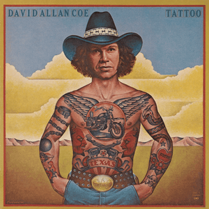 Album cover art for "Face to Face" by David Allan Coe