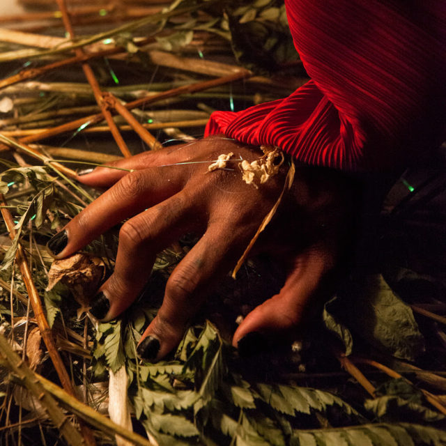 Album cover art for "​flickering" by ​serpentwithfeet