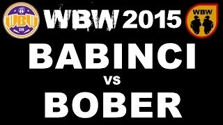Album cover art for "Finał 2015, grupa B: Babinci vs. Bober" by WBW & Bober & Babinci