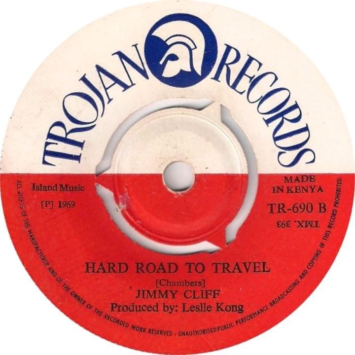 Album cover art for "Hard Road to Travel" by Jimmy Cliff