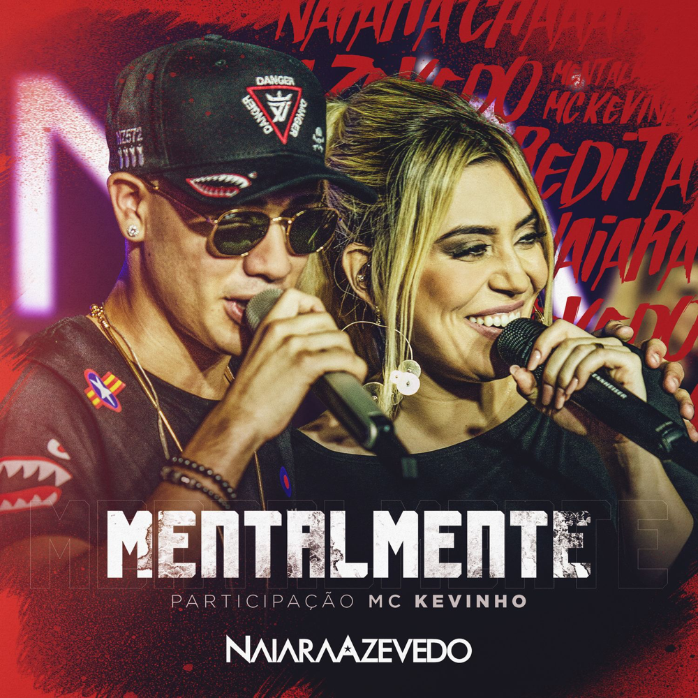 Album cover art for "Mentalmente" by Naiara Azevedo