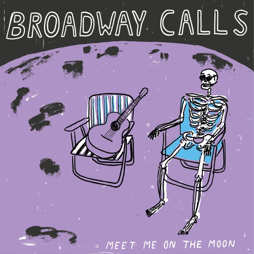 Album cover art for "Meet Me on the Moon" by Broadway Calls