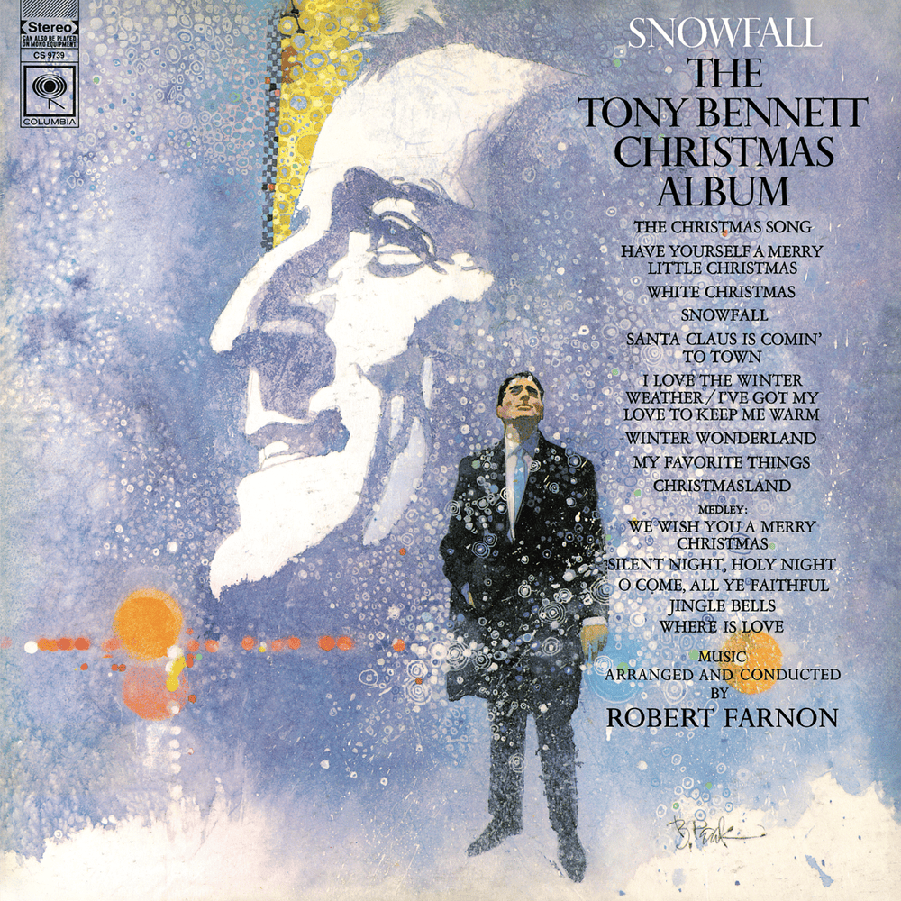 Album cover art for "White Christmas" by Tony Bennett
